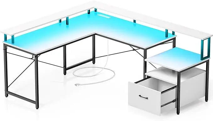 Office Desk with File Drawer