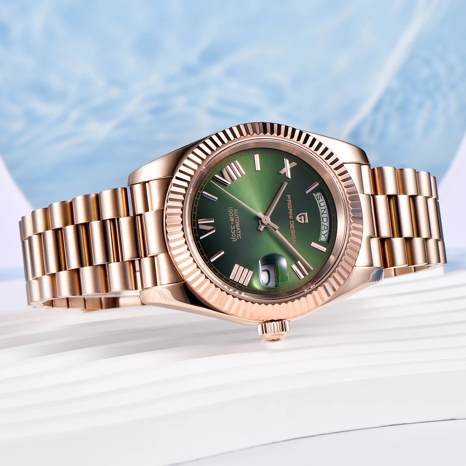 2025 New PAGANI DESIGN DD36 Man Watch Rose Gold Luxury Men Mechanical Watches Sapphire Mirror Automatic Watch For Men Waterproof