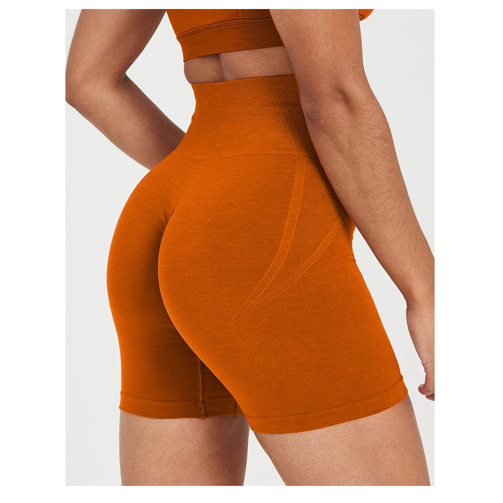 Effortless Seamless Tight shorts Gym shorts Womens Workout Yoga shorts  Soft High Waist Outfits Fitness Sports Wear