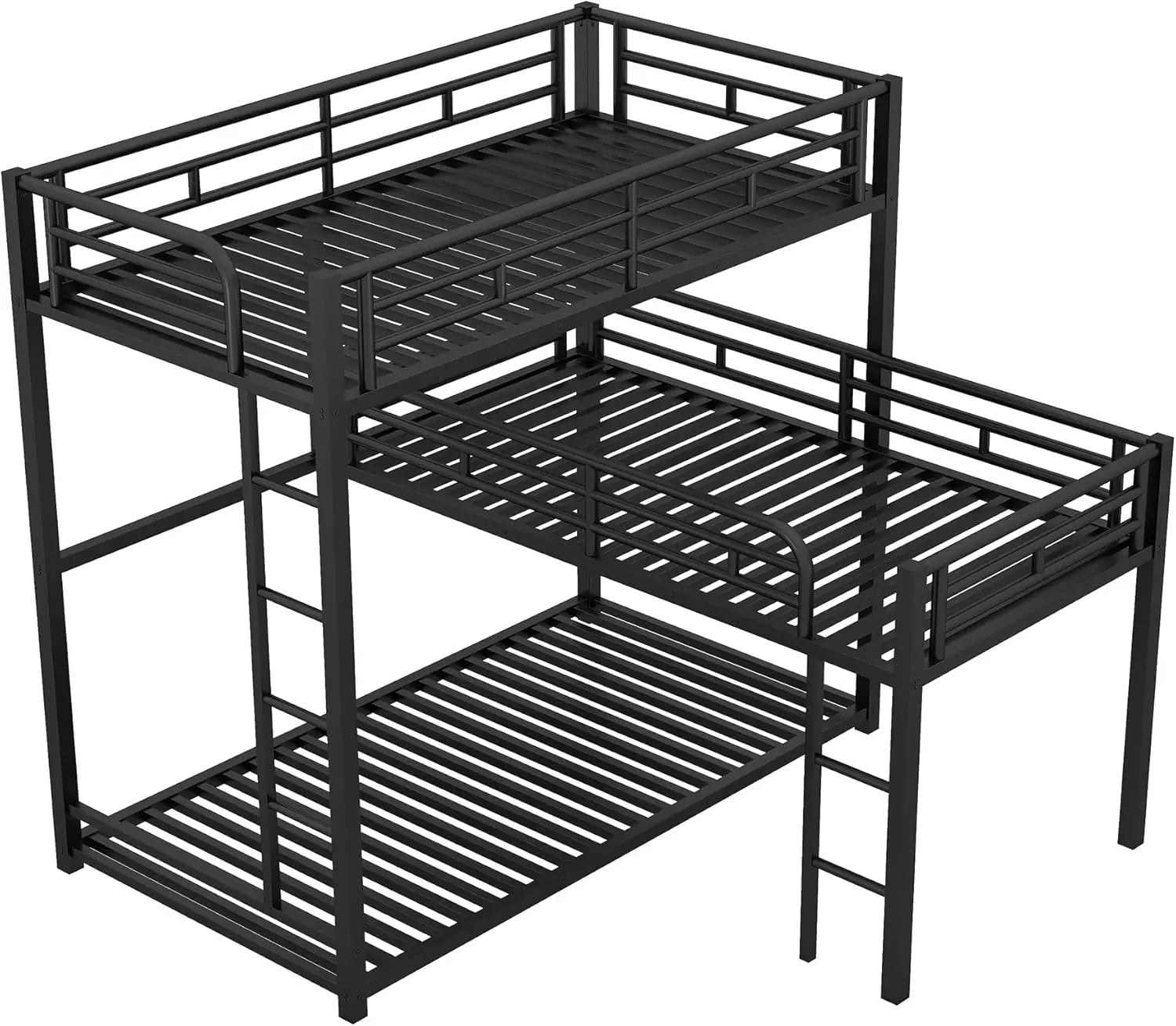 Twin Size Triple Bunk Bed