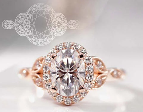 create your own custom lab diamond engagement ring at Quorri Canada