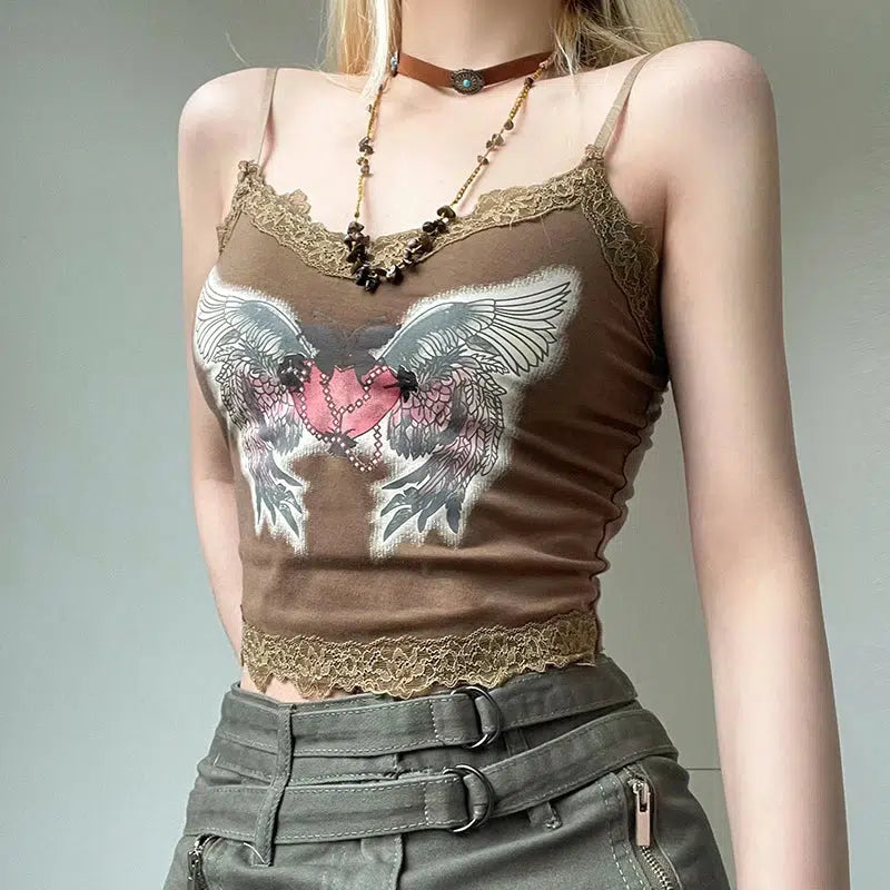 Coquette Ribbon Crop Top