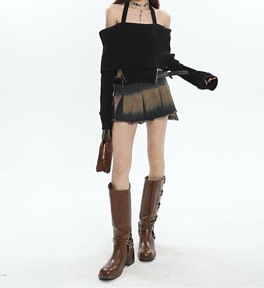 Y2K Denim Maxi Skirt – Litlookz Studio
