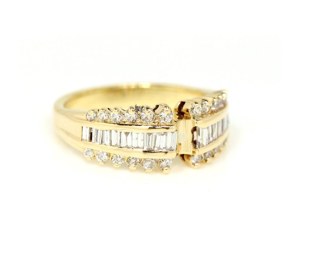 Modern Multirow Channel Diamond Wedding Ring Redesign – Ambrosia