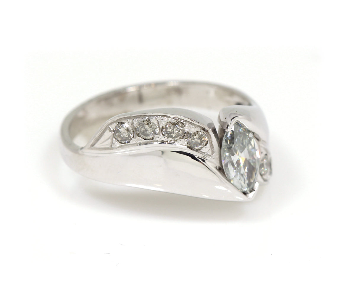 Marquise Diamond Wedding Ring Restoration – Ambrosia