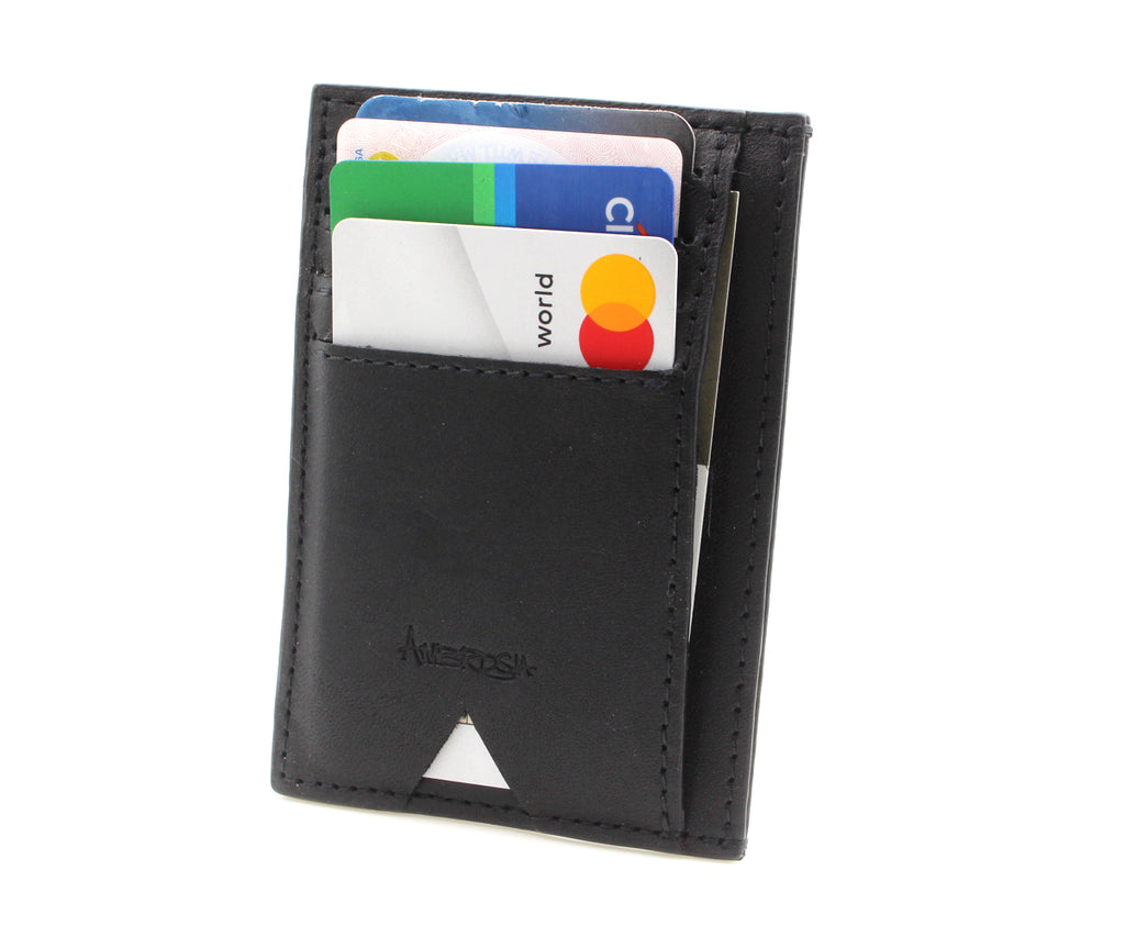 Men's faux leather slim wallet – Annette Rose Co Ltd