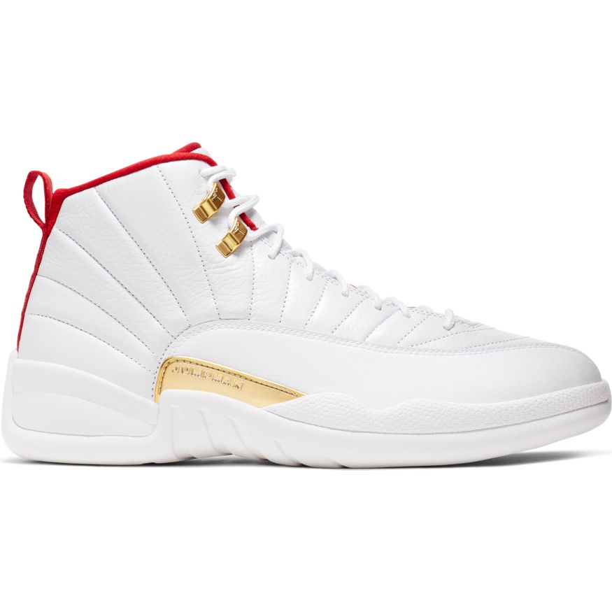 white red and gold jordan 12