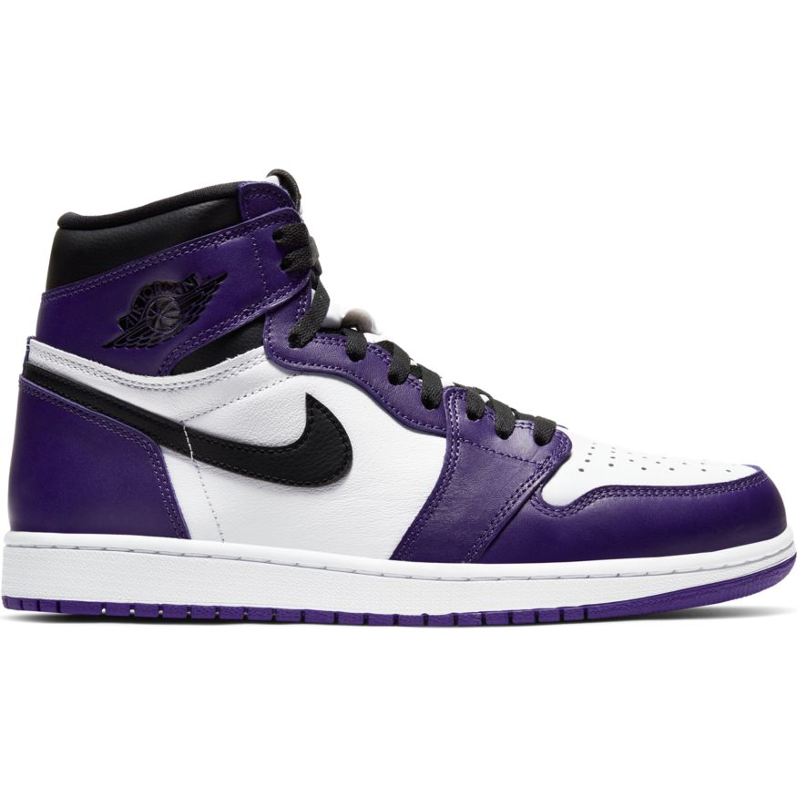 jordan retro 1 purple and black