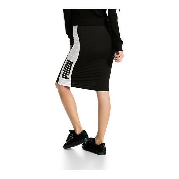 PUMA - Women - W Archive Logo Pencil Skirt - Black - Nohble