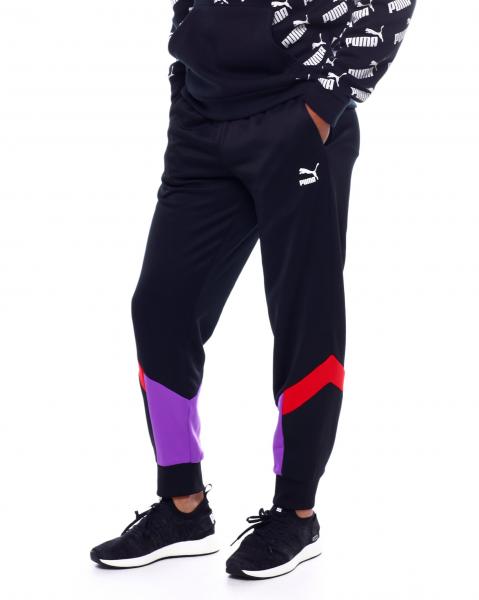 PUMA Men - Iconic MCS T7 Track Pant - Purple/Black/Red - Nohble