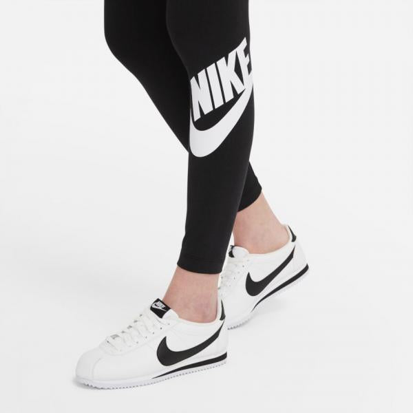 Nike - Women - Essential Swoosh Legging - Black/White - Nohble