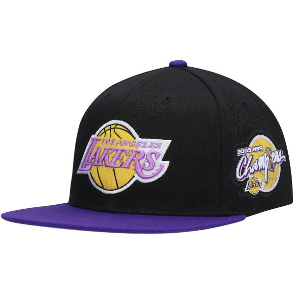 HWC Camo Flannel Lakers Cap by Mitchell & Ness