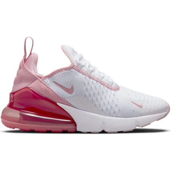 white and hot pink air max