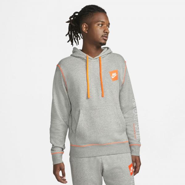 Nike - Men Just Do It Hoodie - Heather/Total Orange -