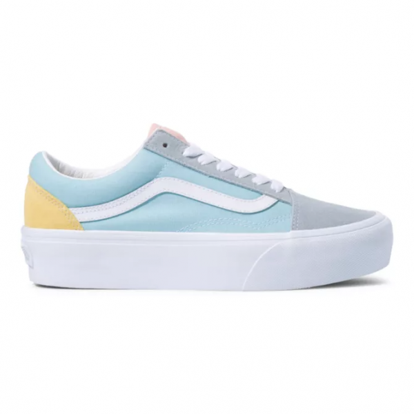 VANS - Women - Old Skool Platform - Pastel Multi-Color - Nohble