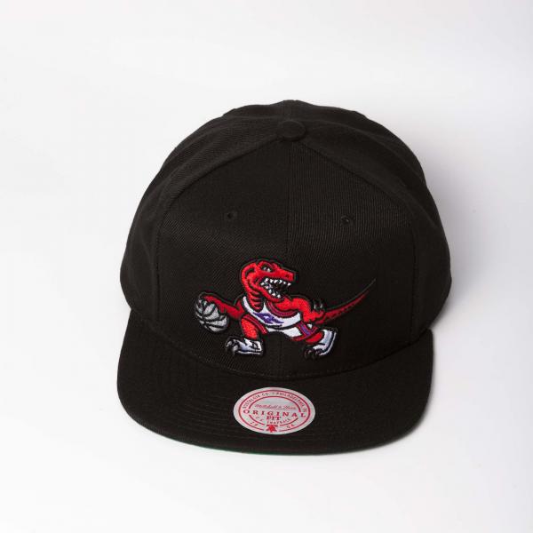 Mitchell & Ness Toronto Raptors Script Dad Hat in Black for Men