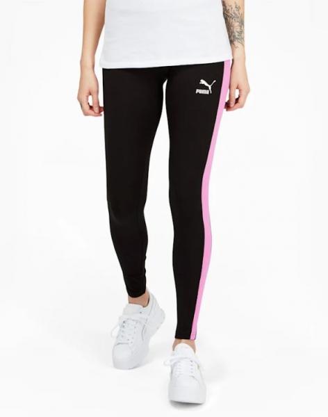 PUMA - Women - T7 Shiny Legging - Black - Nohble