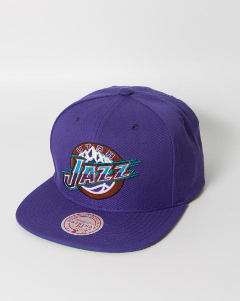 Shop Mitchell & Ness Los Angeles Lakers HWC Team Ground Strapback Dad Hat  6LUXMM20001-LALLTBL blue