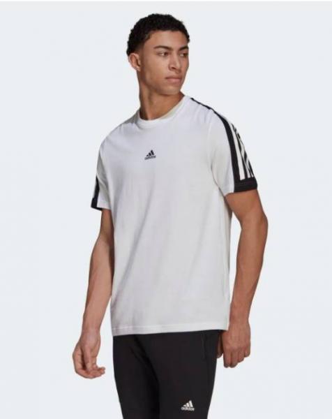 T-shirt colorblock essential noir gris homme - Adidas