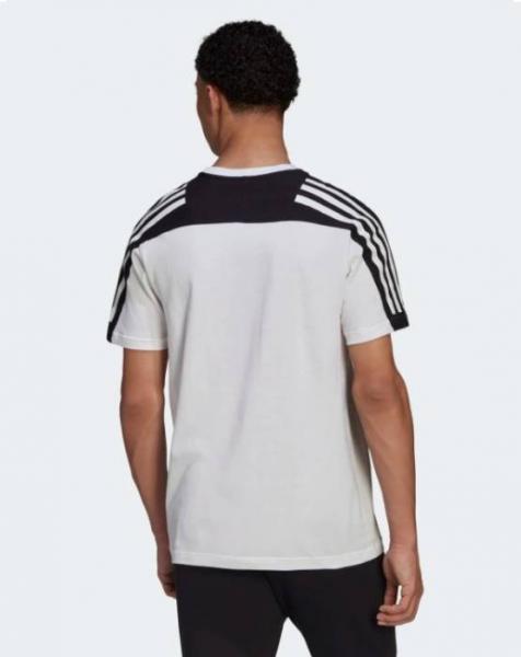 adidas - Men - Essentials - Nohble - Tee Colorblock Legend Ink/Scarlet/White