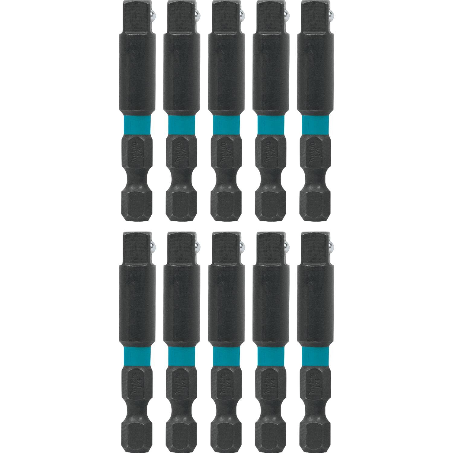 Makita A-99362 ImpactX 1/4" x 2" Socket Adapter, 10/pk, Bulk