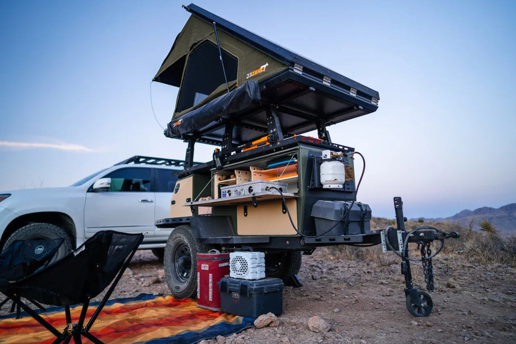 Woolly Bear with rooftop tent from TAXA Outdoors