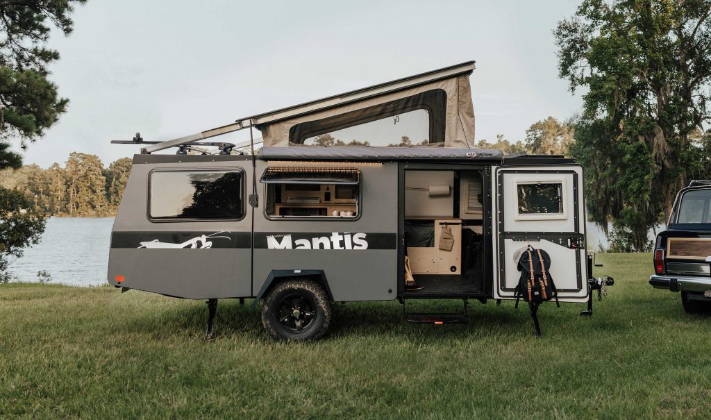 Small Camping Trailers with Bathrooms - TAXA Mantis