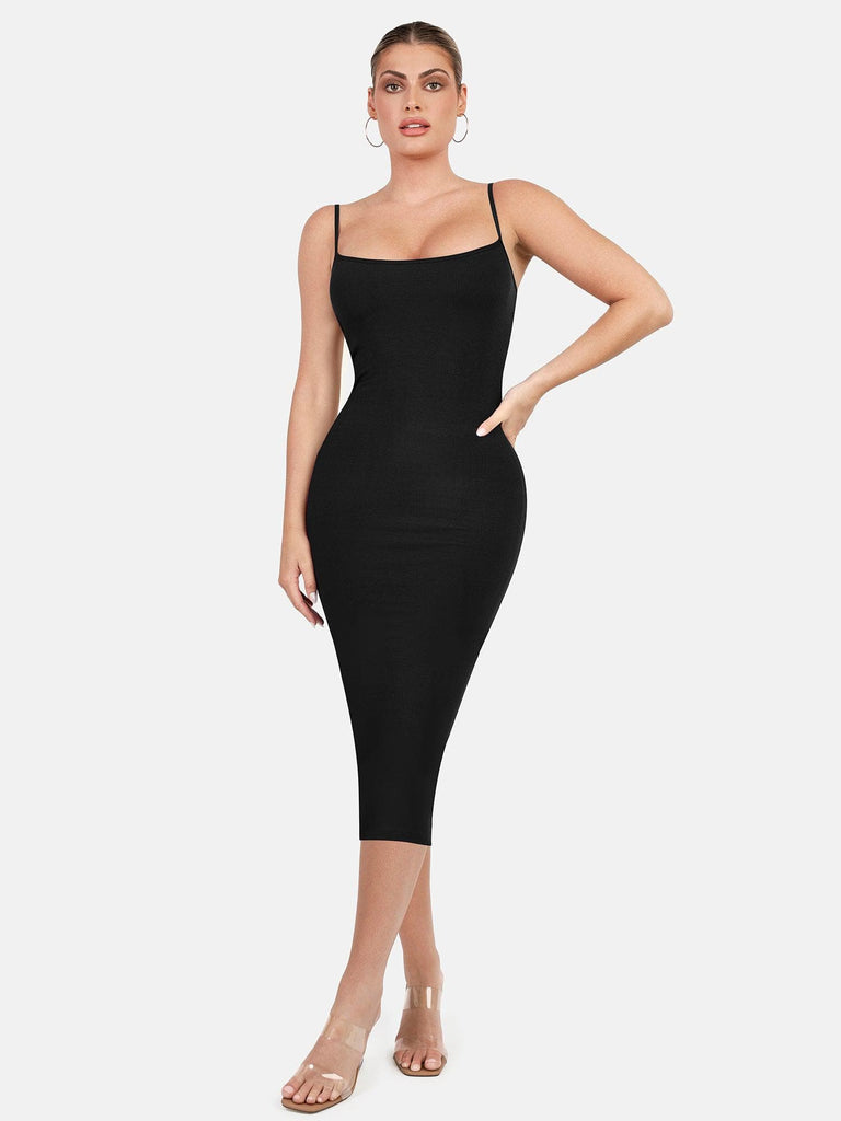 Built-In Shapewear Lounge MIDI Dress – WomanOcean