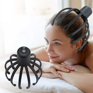 US Stock Electric Octopus Claw Scalp Massager Stress Relief Therapeutic Head Scratcher Relief Hair Stimulation Head Massager - Your Healthy Adventure & More