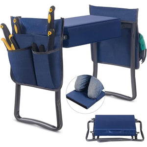 Heavy-Duty Garden Kneeler & Seat – Patented Foldable Bench with Extra-Thick Detachable Kneeling Pad - Your Healthy Adventure & More