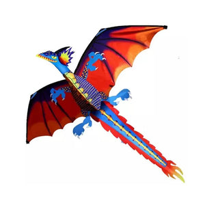 3D Dragon Kite for Kids – Colorful Outdoor Flying Toy with Long Tail, Perfect for Backyard Fun & Windy Adventures - Your Healthy Adventure & More