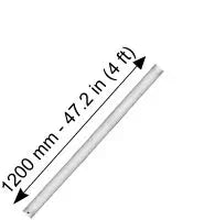 Morris slimline Twin LED batten light 4ft performance range
