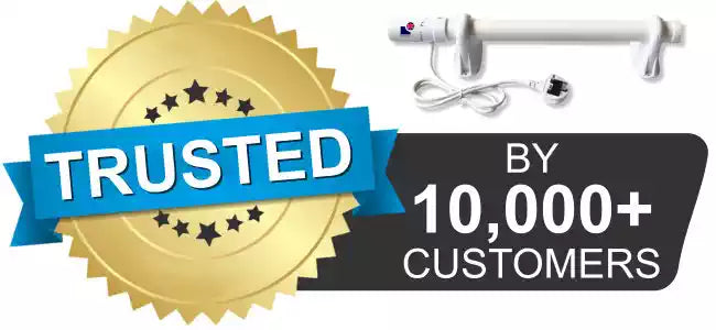 Morris tubular heater for outdoor dog kennel