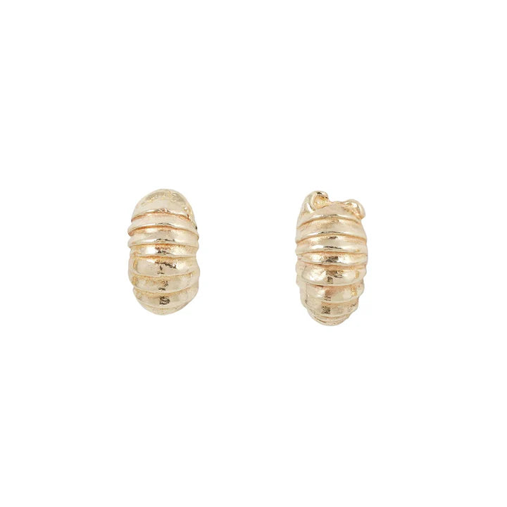 14k Roly Poly Stud Earrings