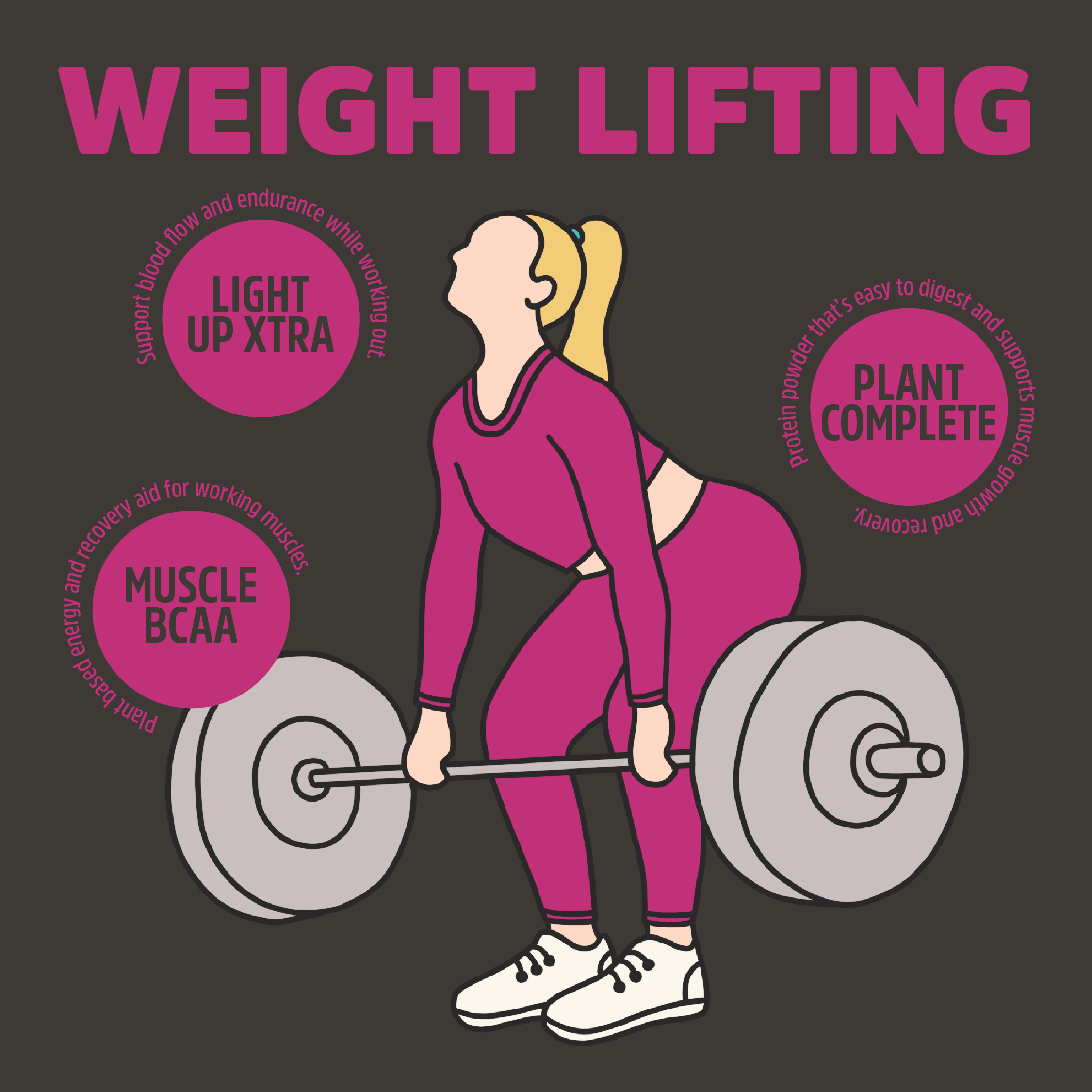 Weightlifting illustration