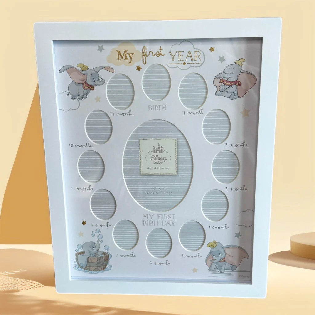 Disney Magical Baby Begining My 1st Year Dumbo Multi Photo Frame Picture Holder Disney