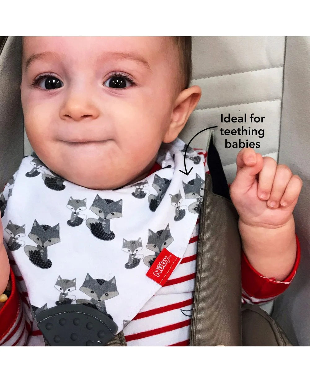 Nuby Teether Bug-A-Loop Welcome Baby
