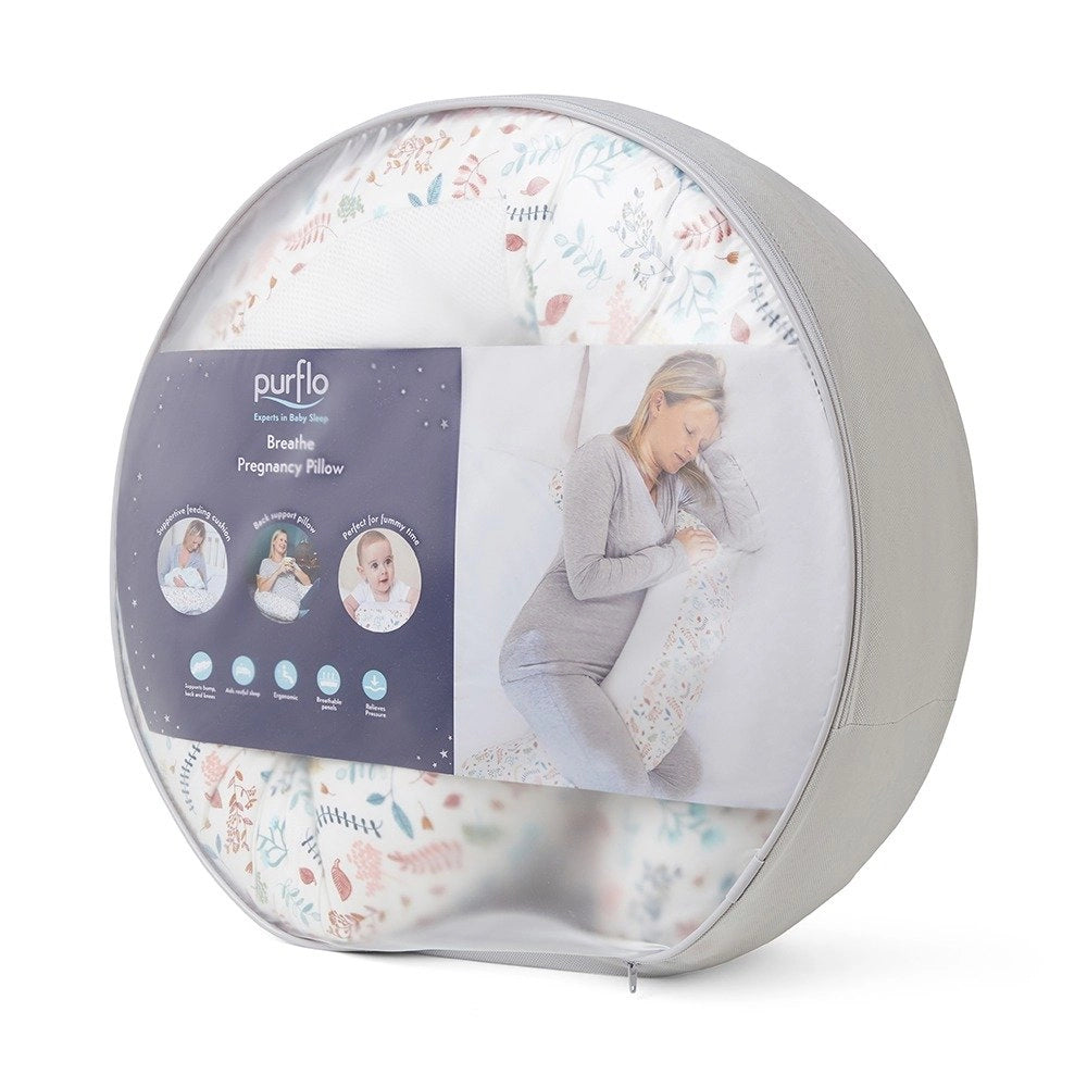 Purflo Breathe Pregnancy Pillow – Botanical Purflo