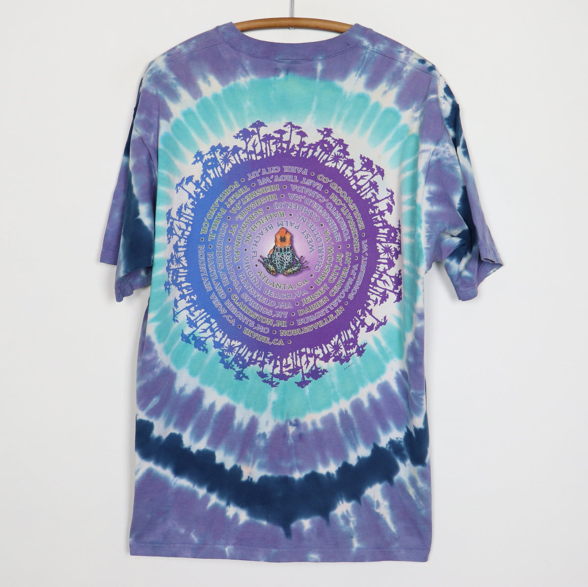 1992 Lollapalooza Festival Tie Dye Shirt – WyCo Vintage