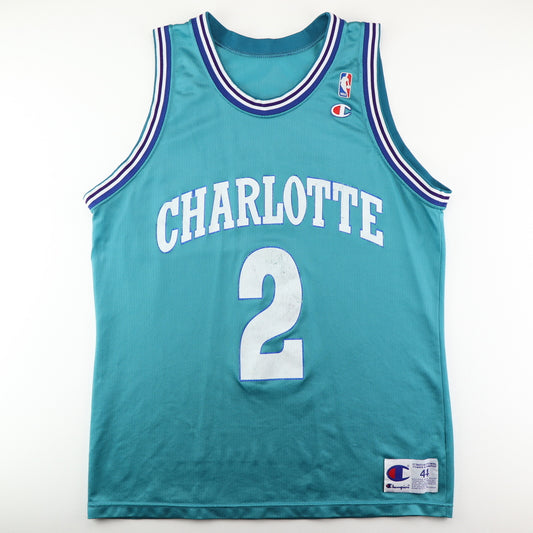 1990s Larry Johnson Charlotte Hornets Basketball Jersey – WyCo Vintage