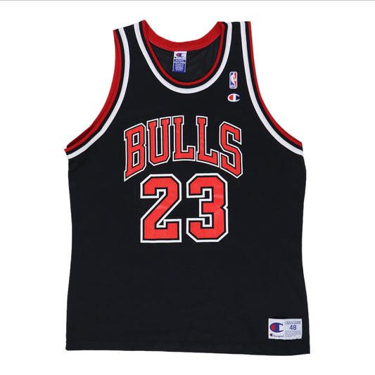 90's Michael Jordan Chicago Bulls #45 Champion NBA Jersey Size 48 – Rare  VNTG