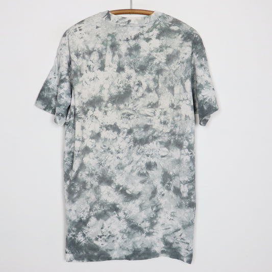 Wonderland Apparel — Blue and Green Tie Dye Short Sleeved T-Shirt