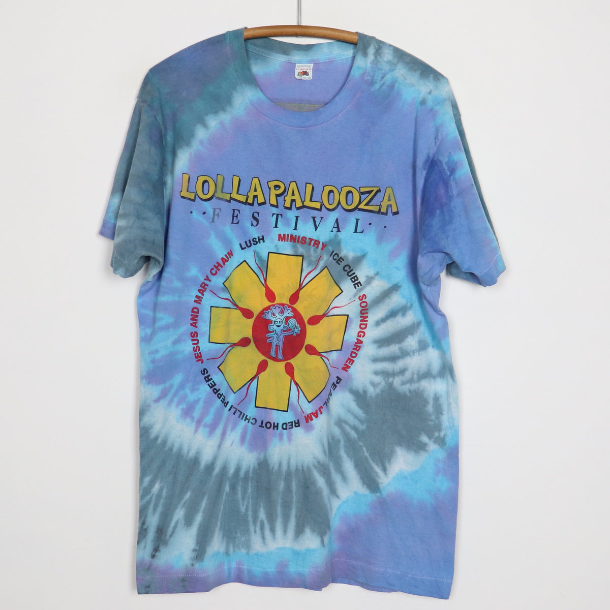 1992 Lollapalooza Festival Tie Dye Shirt – WyCo Vintage