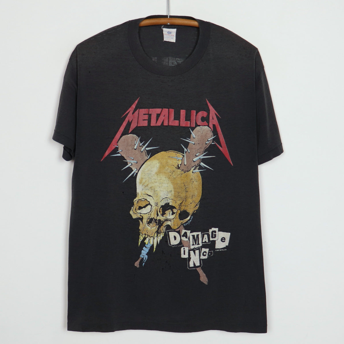 1988 Metallica Damaged Justice Shirt – WyCo Vintage