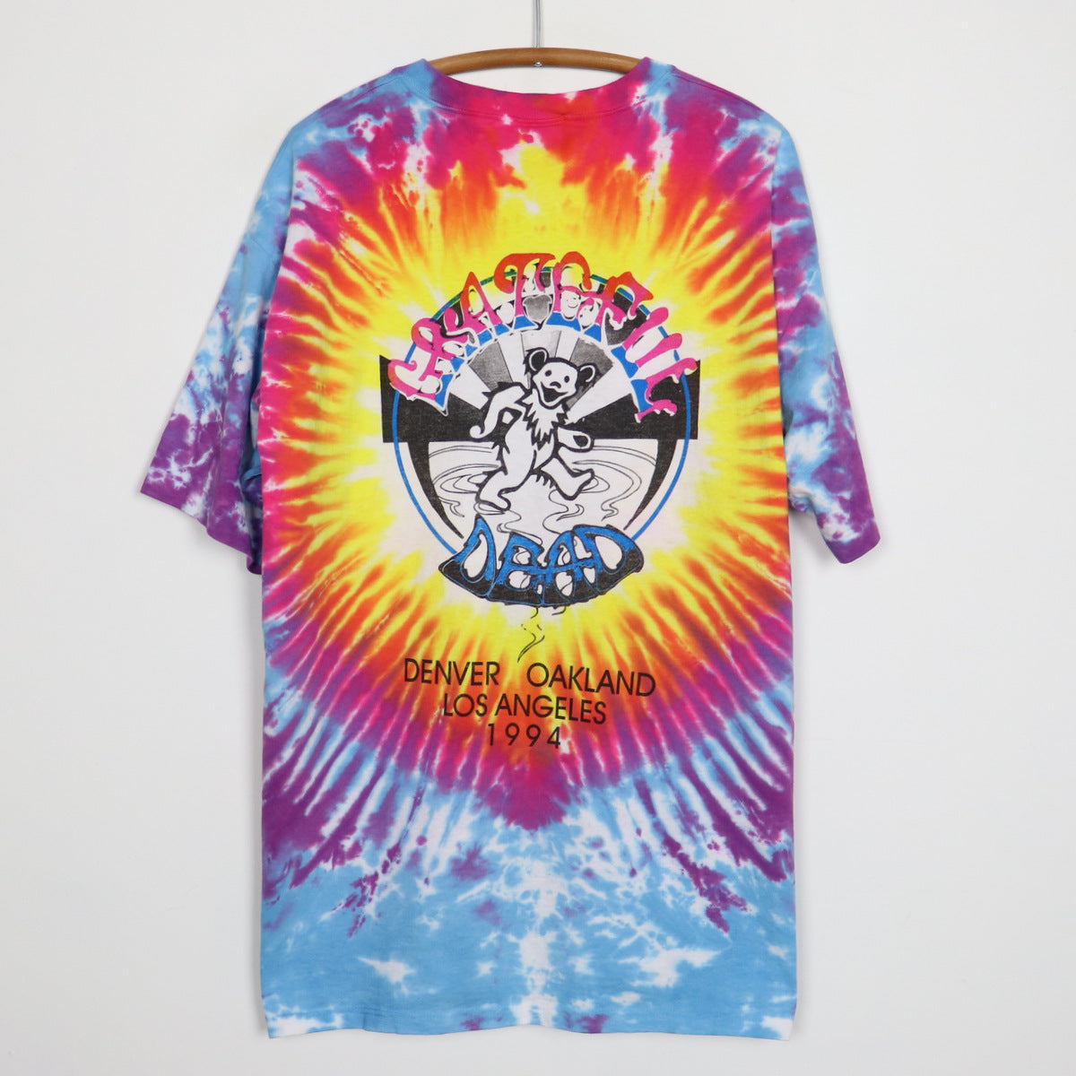 1990 Grateful Dead European Tour Tie Dye Shirt – WyCo Vintage