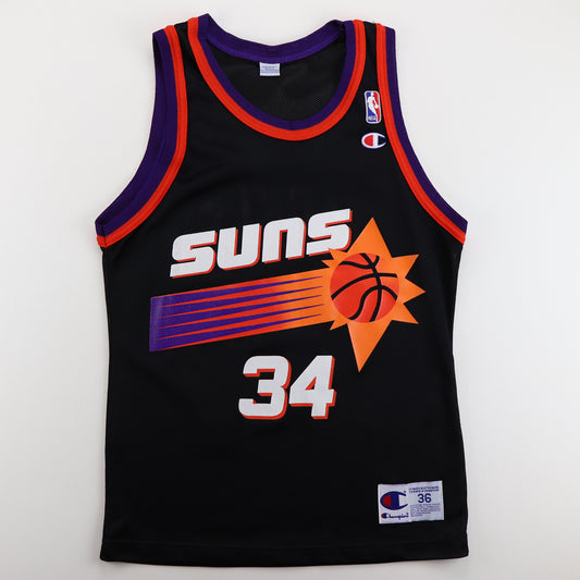 Phoenix Suns Swingman White Charles Barkley Throwback Jersey - Men's
