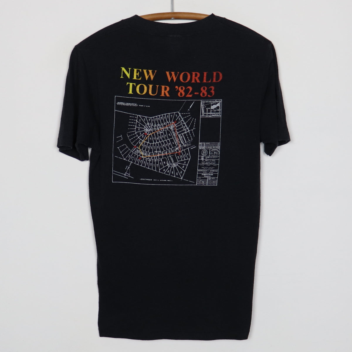 1982 Rush Signals New World Tour Shirt – WyCo Vintage