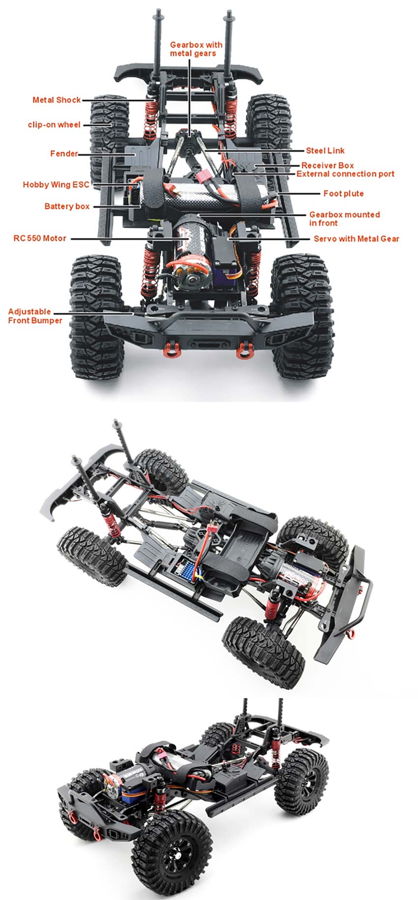 RGT EX86120 FJ 1/10 RC Car