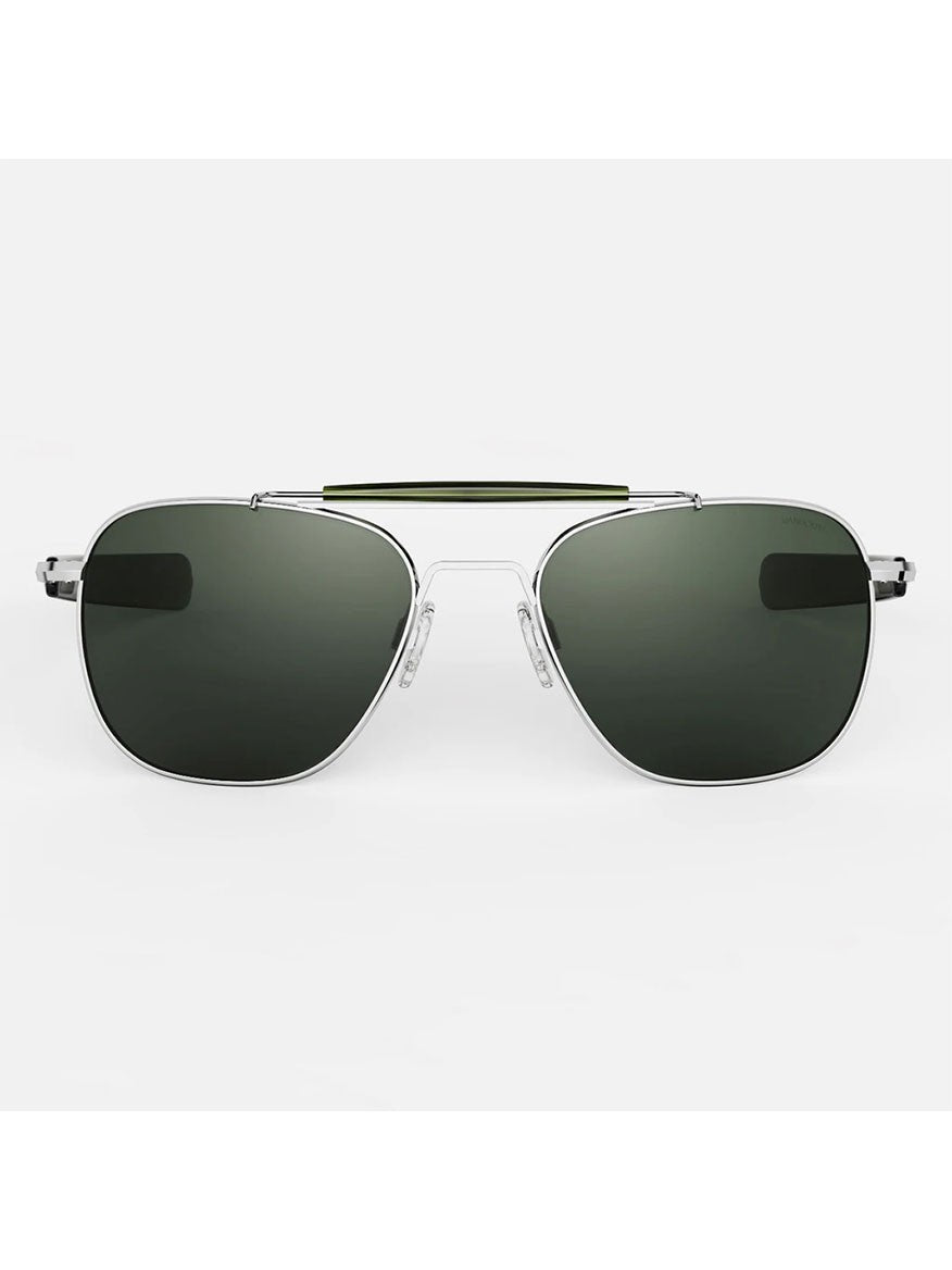 AO Chrome Eyewear 52 MM Polarized Pilots Sunglasses - Robbins Airsoft