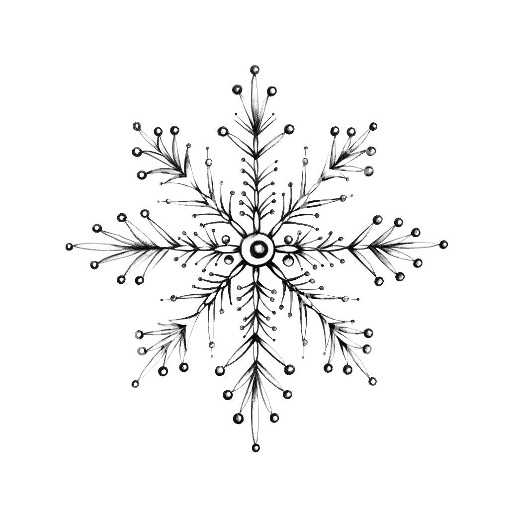 100 Stunning Snowflake Tattoo Designs for Men [2024 Guide]